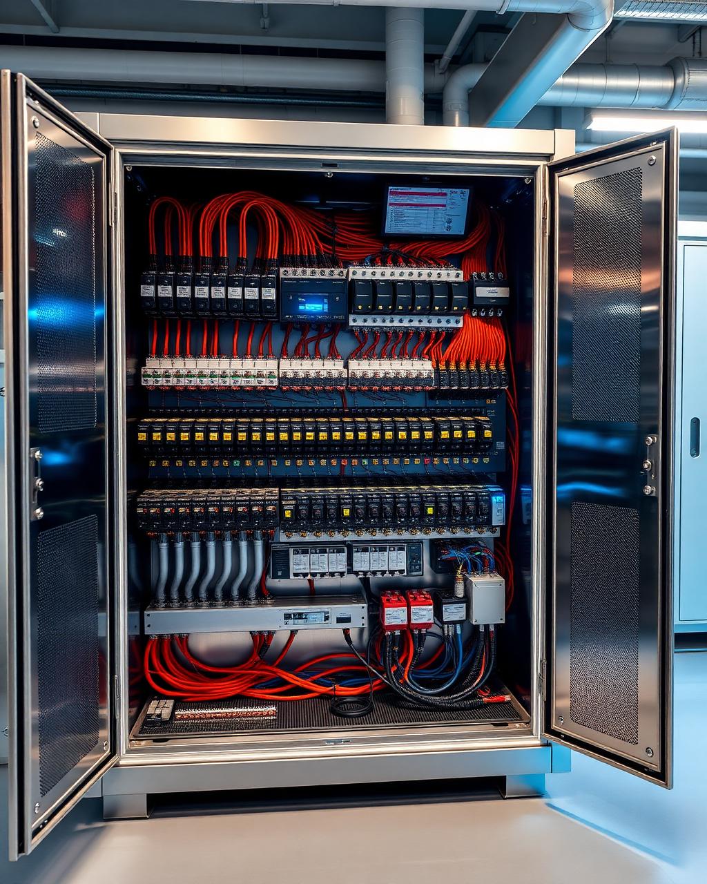 Tableau général basse tension et appareillage électrique premium · Premium low-voltage switchgear and distribution cabinet